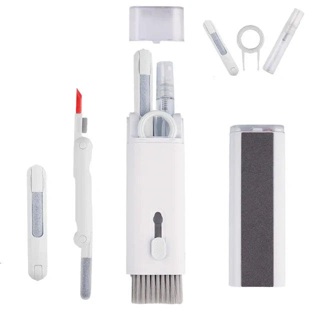 7-in-1 Computer & Keyboard Cleaner Kit | Cleaning Pen, Brush & Keycap Puller for Headsets & Electronics