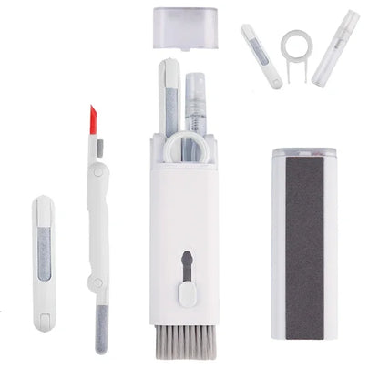 7-in-1 Computer & Keyboard Cleaner Kit | Cleaning Pen, Brush & Keycap Puller for Headsets & Electronics