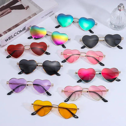 Heart Shaped Sunglasses with UV400 Protection