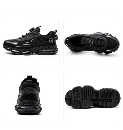 Steel Toe Safety Shoes for Men Lace Free Breathable