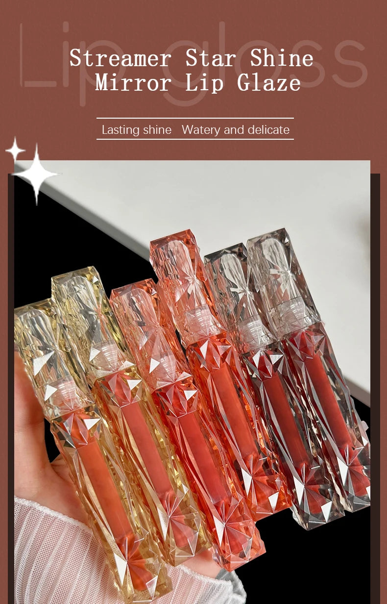 Crystal Mirror Lip Gloss Moisturizing and Long Lasting