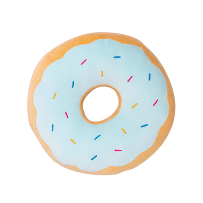 Kawaii Doughnut Plush Pillow — Squishy Stuffed Toy & Decor