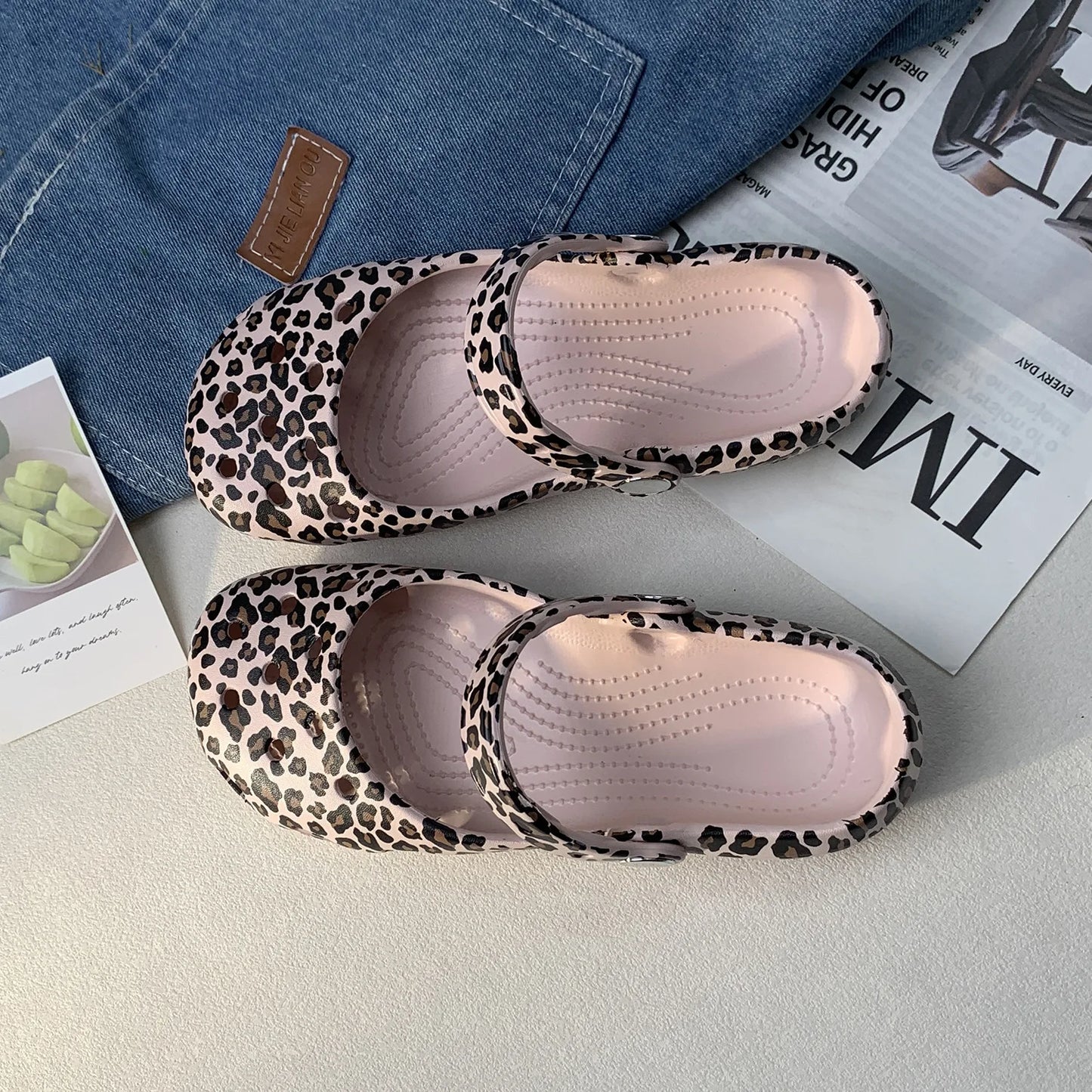 EVA Ballet Platform Clog Sandals for Women