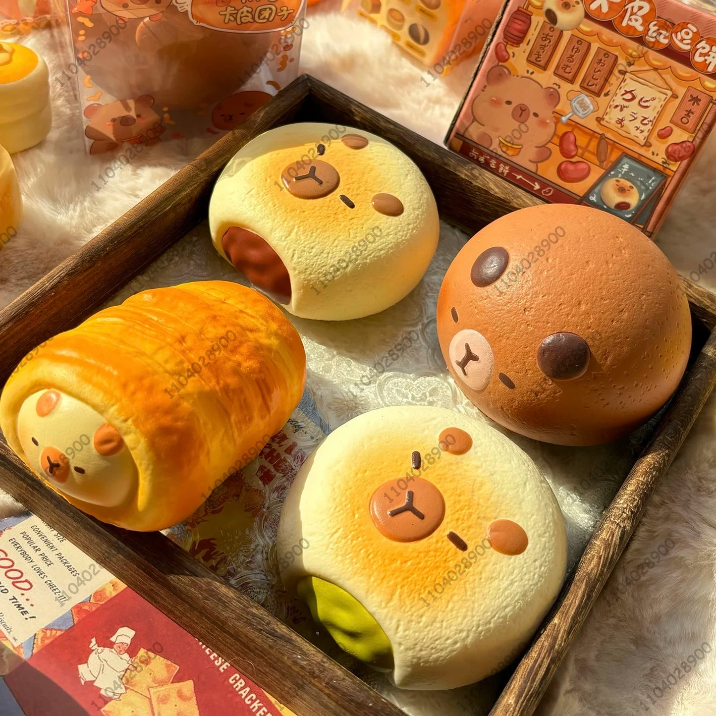 Capybara Bakery Squishy Toy | Slow Rising Stress Relief Squeeze Gift