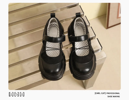 Butterfly Knot Platform Mary Jane Sneakers for Women