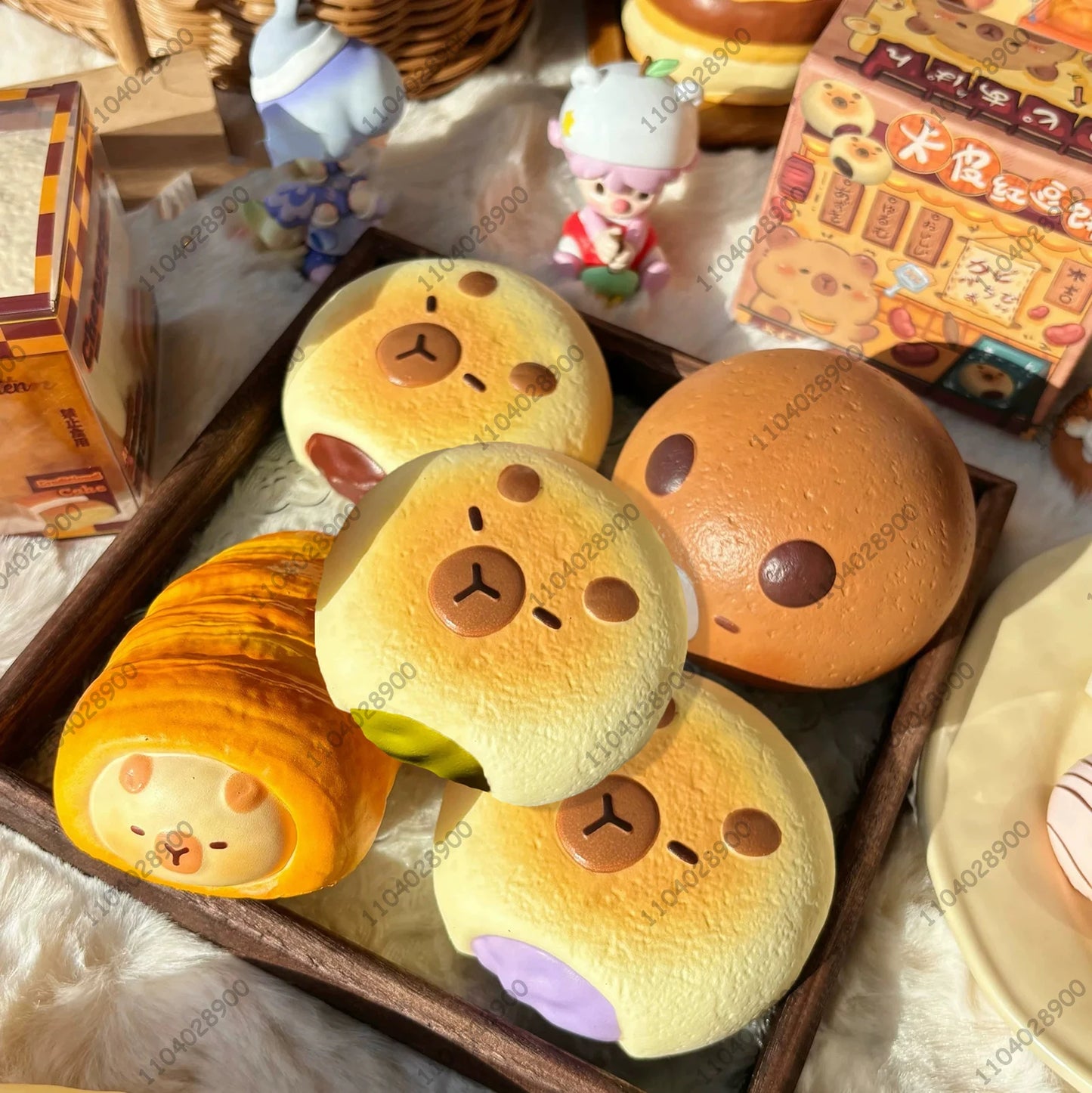 Capybara Bakery Squishy Toy | Slow Rising Stress Relief Squeeze Gift