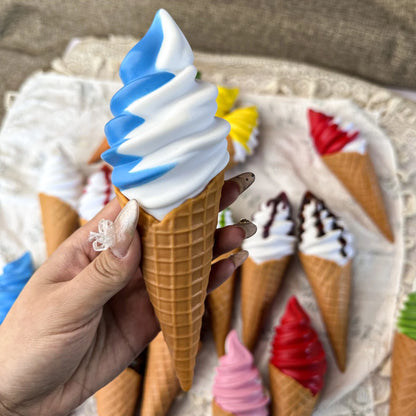 Faux Ice Cream Bar Display Prop – 21cm Realistic Simulation Food Model for Decor, Photography & Styling