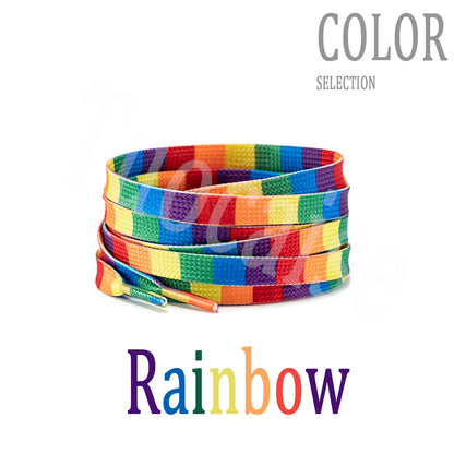 Pride Flag Flat Shoelaces for Sneakers