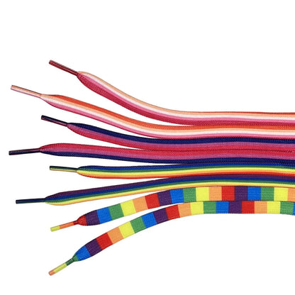 Pride Flag Flat Shoelaces for Sneakers