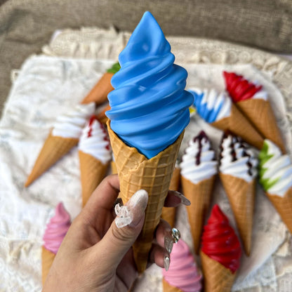 Faux Ice Cream Bar Display Prop – 21cm Realistic Simulation Food Model for Decor, Photography & Styling