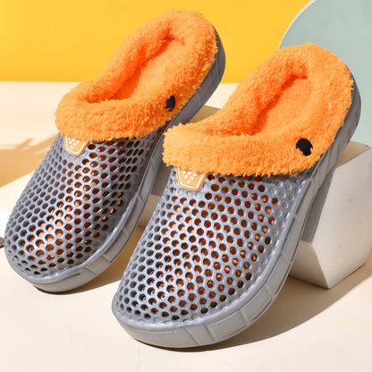 Winter Warm Mule Slippers for Men and Women