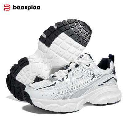 Women's Lightweight Mesh Running Sneakers – Breathable Lace-Up Sport Shoes