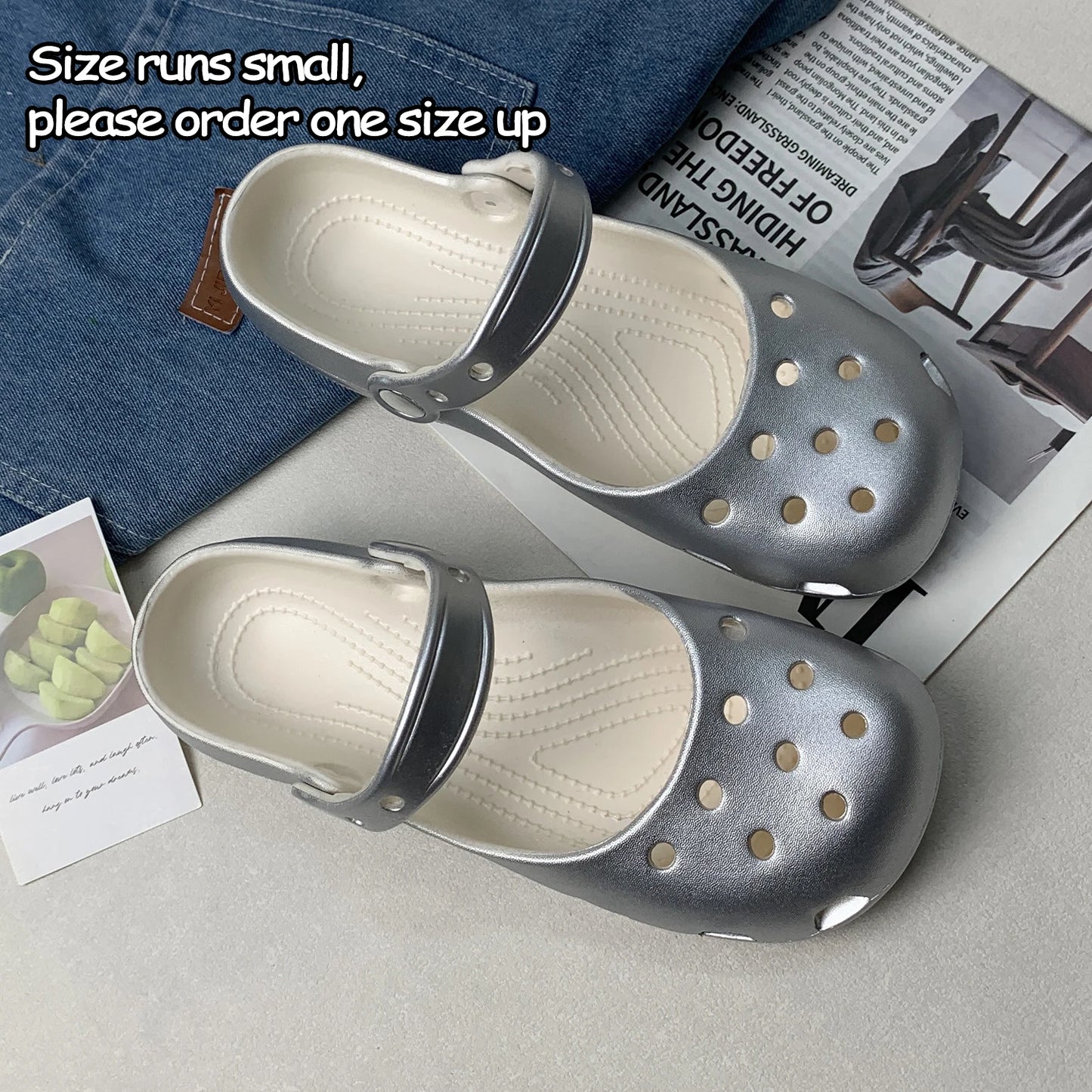 EVA Ballet Platform Clog Sandals for Women