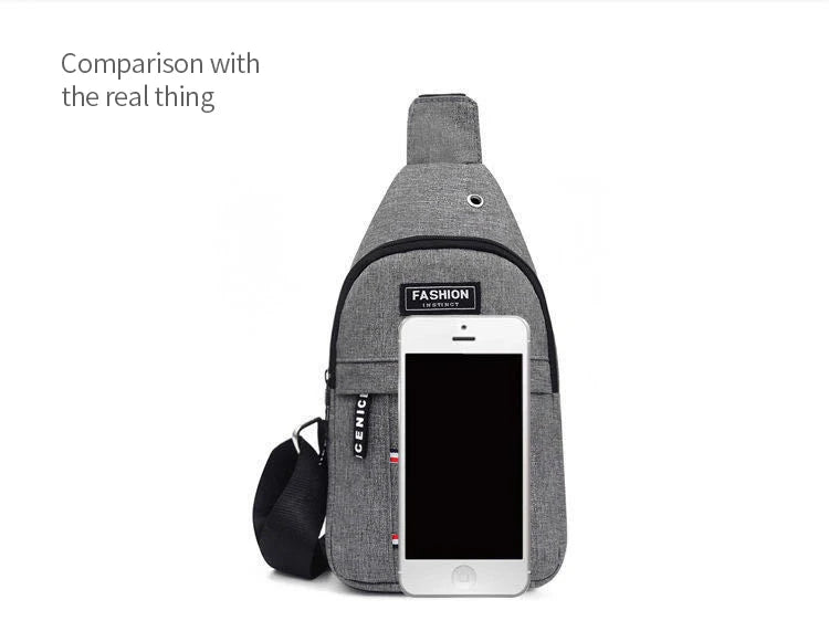 Men's Waterproof Large Capacity Fanny Pack | Adjustable Strap for Travel, Running, Hiking & Cycling