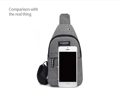 Men's Waterproof Large Capacity Fanny Pack | Adjustable Strap for Travel, Running, Hiking & Cycling
