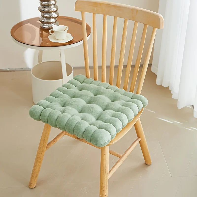Large Biscuit Shape Plush Cushion – Soft Decorative Cookie Seat Pad for Chair, Floor & Tatami