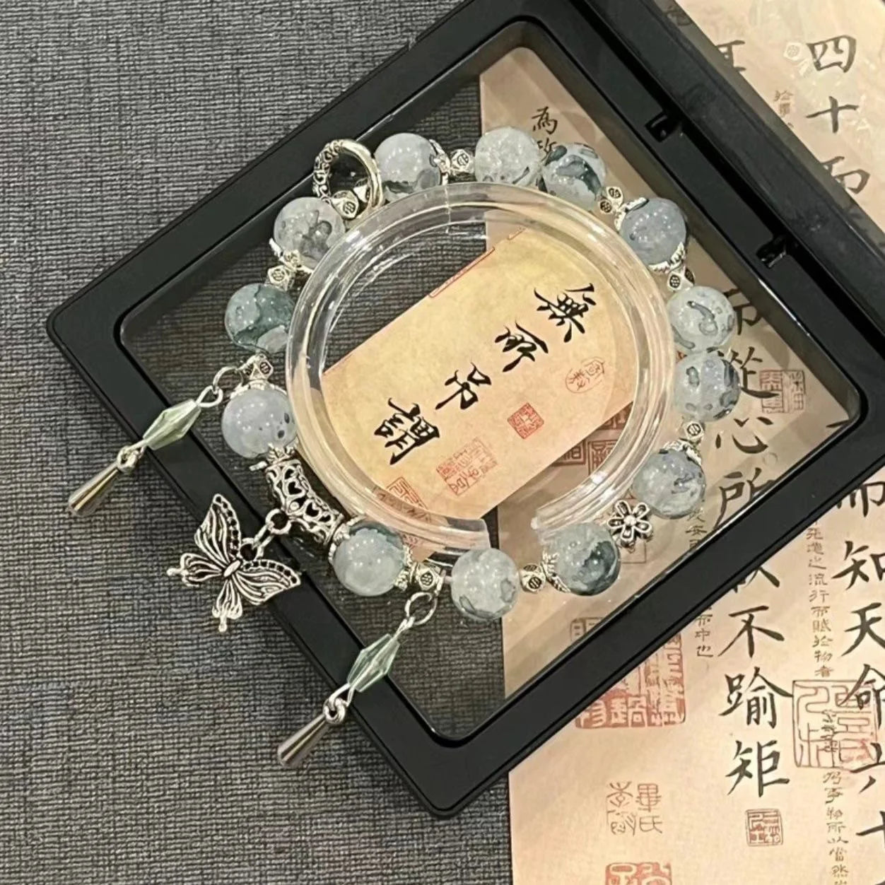 Women's Crystal Beads Bracelet | Korean Flower, Fox & Feather Tassel Friendship Jewelry Gift