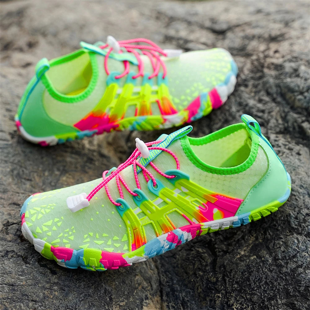 Quick-Dry Aqua Water Shoes – Non-Slip Barefoot Sneakers for Men and Women