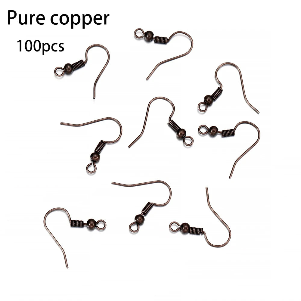 Hypoallergenic Earring Hook Kit | 100/300pcs Fish Hooks, Jump Rings & Ear Wires for DIY Jewelry Making