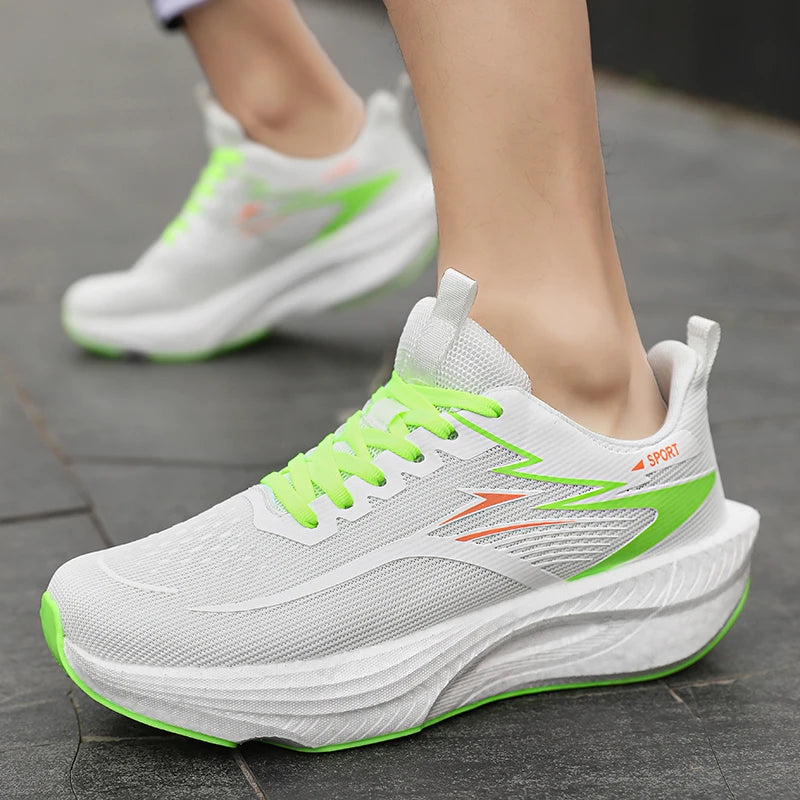Carbon Board Air Cushion Running Sneakers for Men and Women