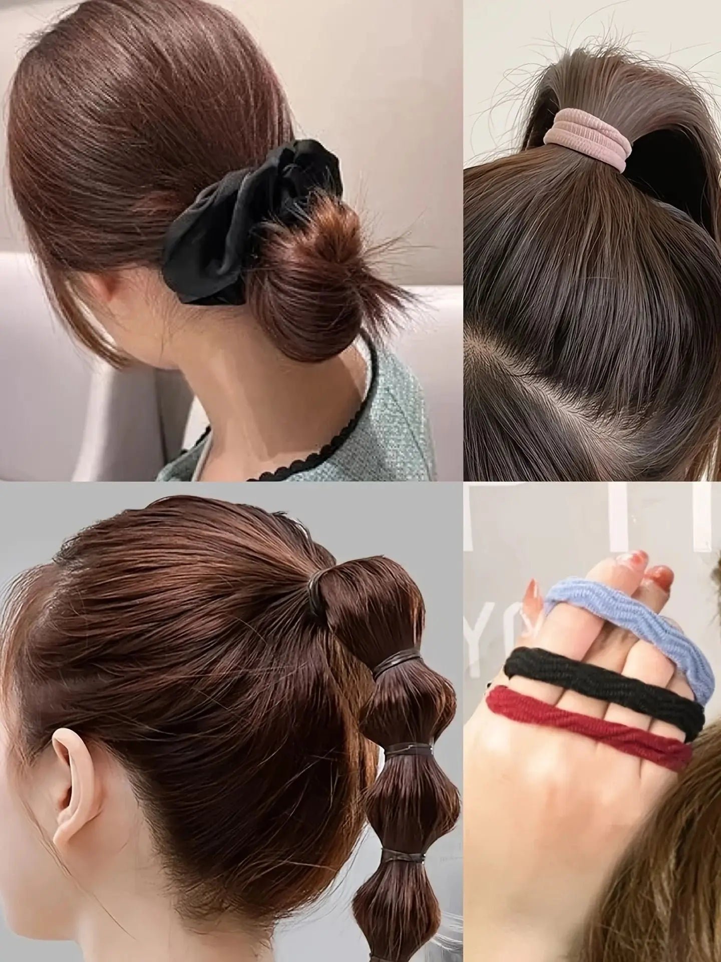 Women's Hair Accessories Set | 1109pcs Scrunchies, Rubber Bands, Hair Ties & Headbands