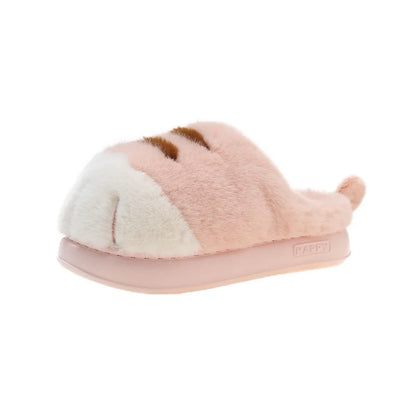3D Cat Claw Slippers – Cozy Winter Indoor Shoes for Women