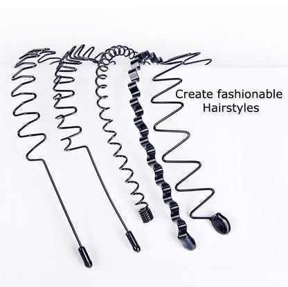 Men's Metal Headband for Sports Grooming and Everyday Wear