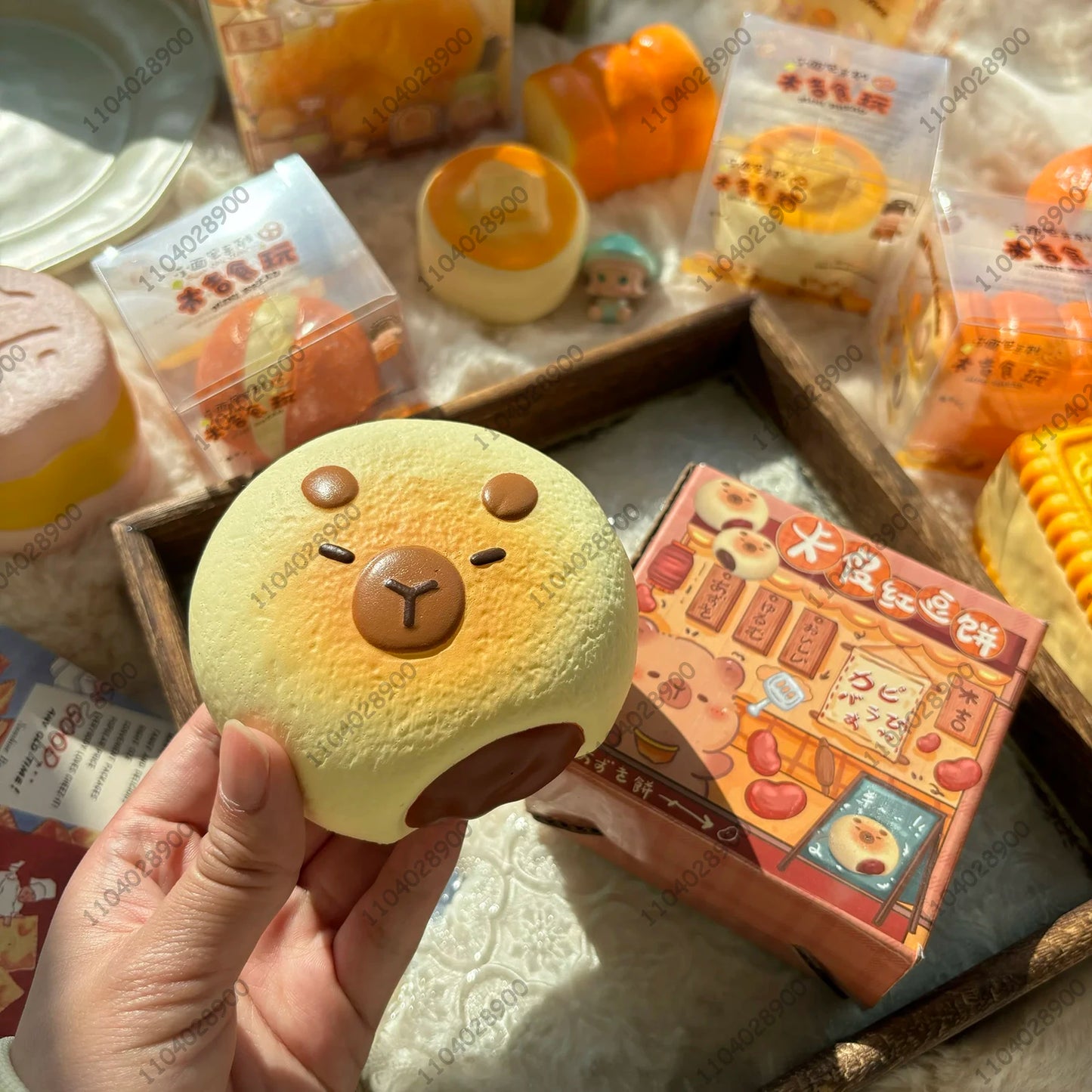 Capybara Bakery Squishy Toy | Slow Rising Stress Relief Squeeze Gift