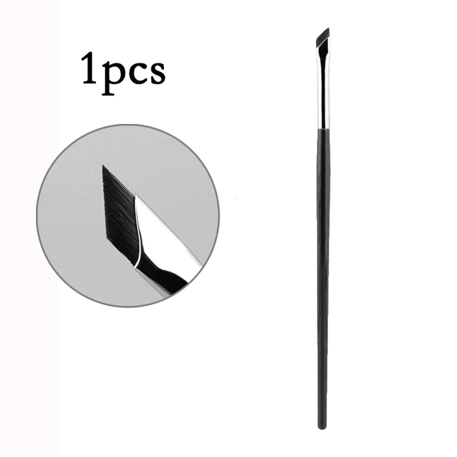 Upgrade Blade Eyeliner & Eyebrow Brush | Ultra Thin Fine Angle Flat Brush for Precise Eye Makeup