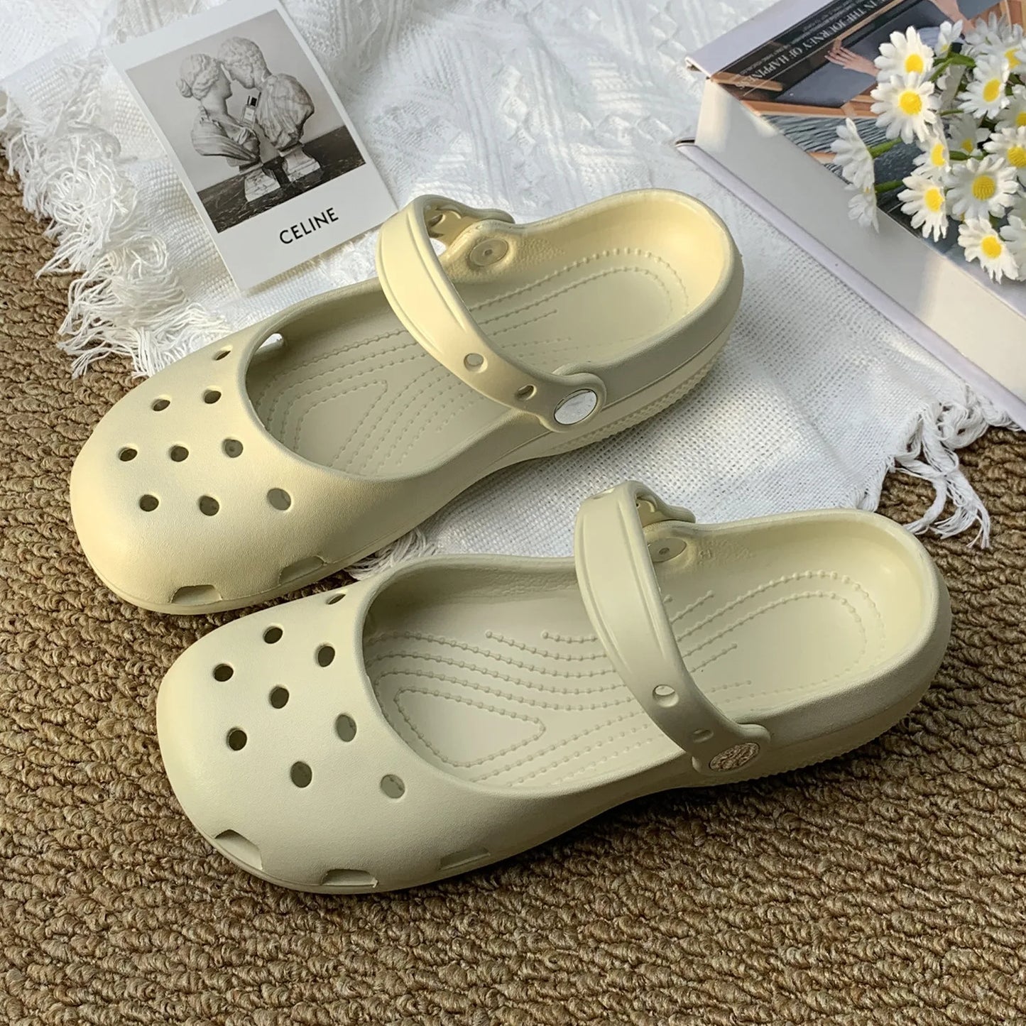 EVA Ballet Platform Clog Sandals for Women