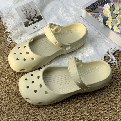 EVA Ballet Platform Clog Sandals for Women