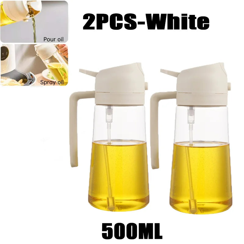 Woobrice Oil Spray Bottle – Olive Oil Mister for Cooking, BBQ & Baking | 200ml, 300ml, 500ml