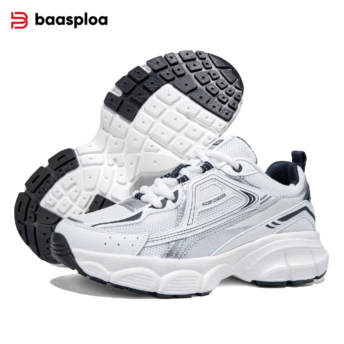 Women's Lightweight Mesh Running Sneakers – Breathable Lace-Up Sport Shoes