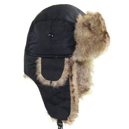 Men's Winter Trapper Bomber Hat – Warm Earflap Ski Cap