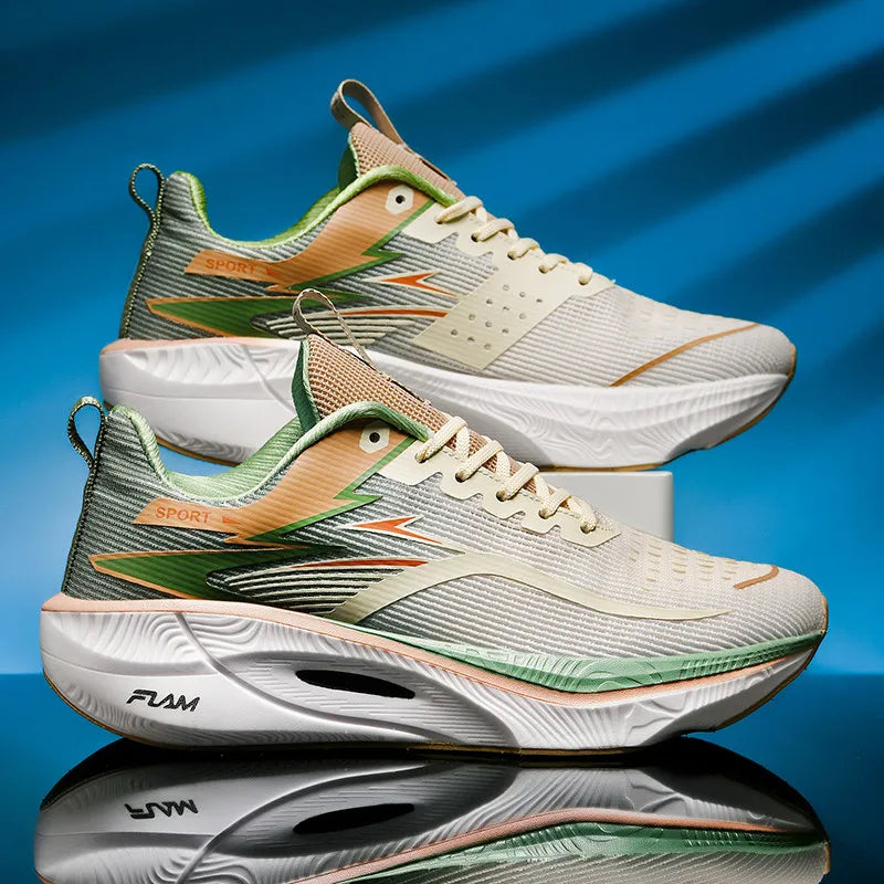 Carbon Board Air Cushion Running Sneakers for Men and Women