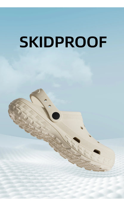 EVA T Strap Closed Toe Slide Sandals for Men and Women