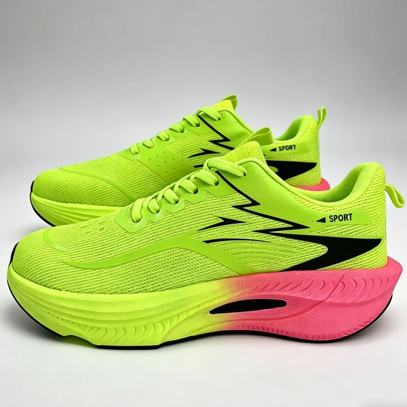 Carbon Board Air Cushion Running Sneakers for Men and Women