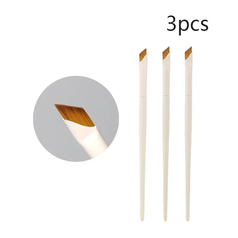 Upgrade Blade Eyeliner & Eyebrow Brush | Ultra Thin Fine Angle Flat Brush for Precise Eye Makeup