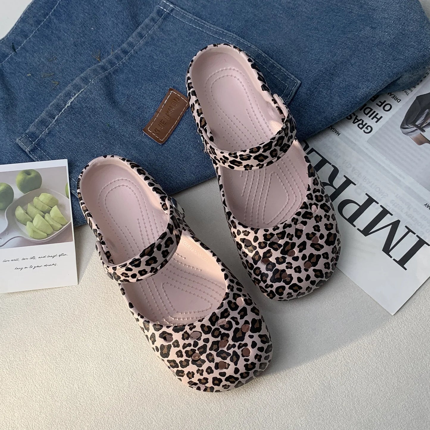 EVA Ballet Platform Clog Sandals for Women