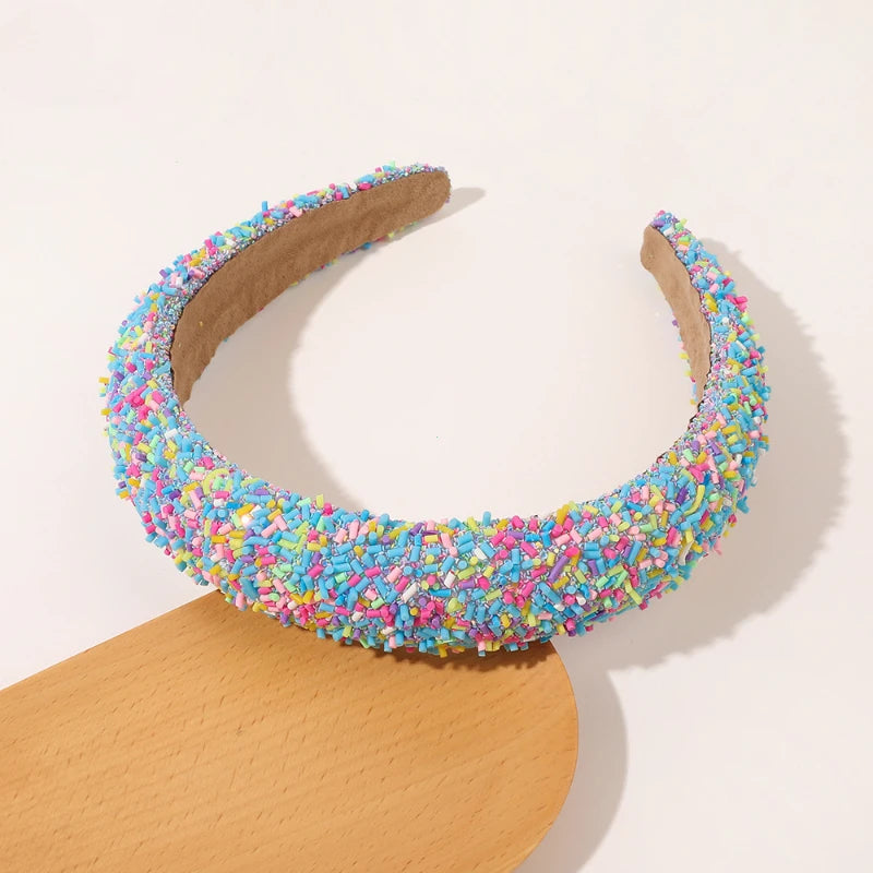 Candy Color Acrylic Headbands for Women and Girls