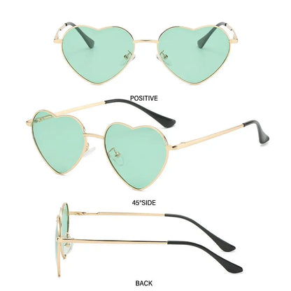 Heart Shaped Sunglasses with UV400 Protection