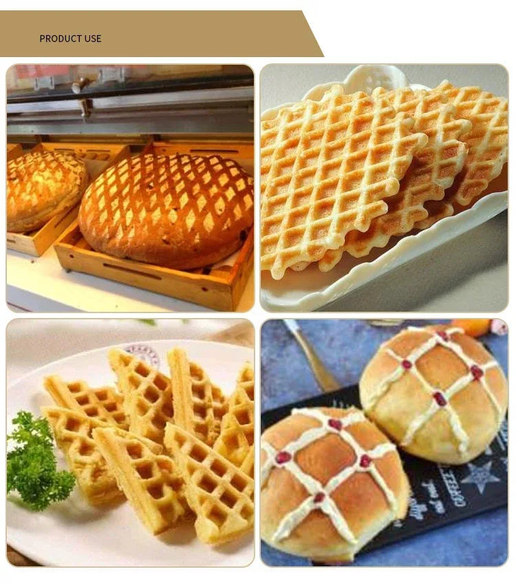 Pizza & Pastry Lattice Roller Cutter | Creative Wheel Cutter for Wellington Steak & Baking