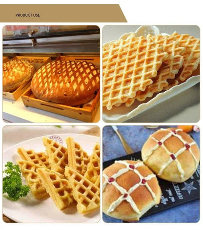 Pizza & Pastry Lattice Roller Cutter | Creative Wheel Cutter for Wellington Steak & Baking