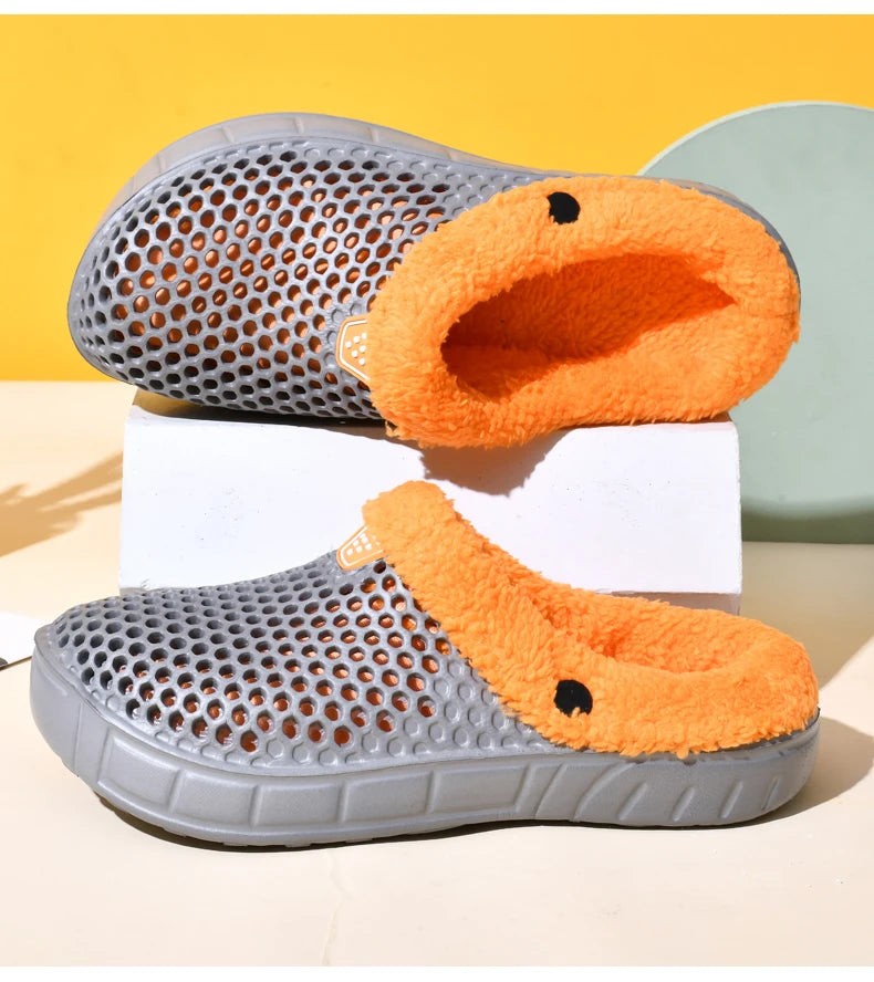 Winter Warm Mule Slippers for Men and Women