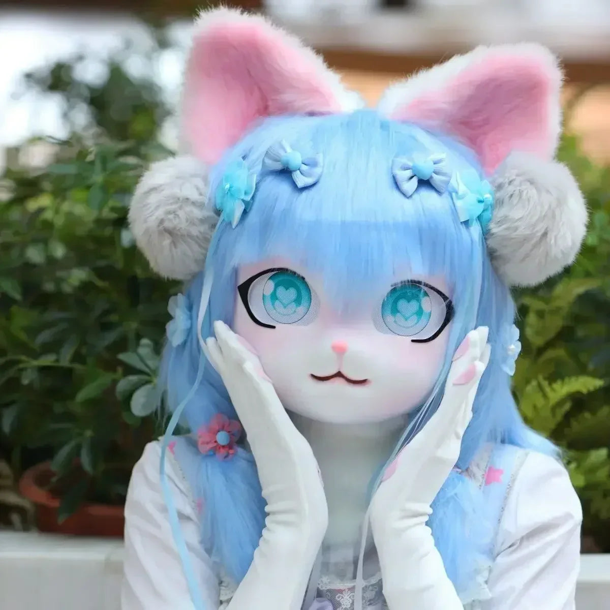 Fursuit Kigurumi Cosplay Costume Head Paws and Tail for Furries and Conventions