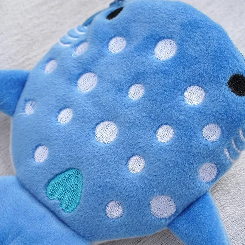 Plush Cartoon Animal Coin Purse with Zipper