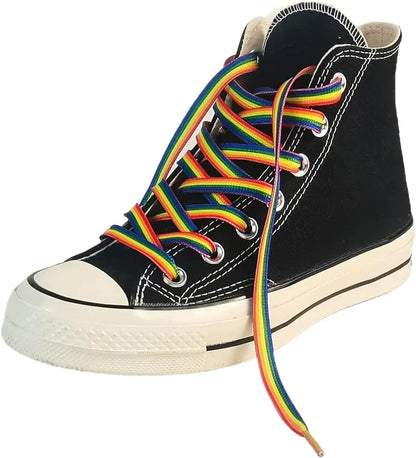 Pride Flag Flat Shoelaces for Sneakers