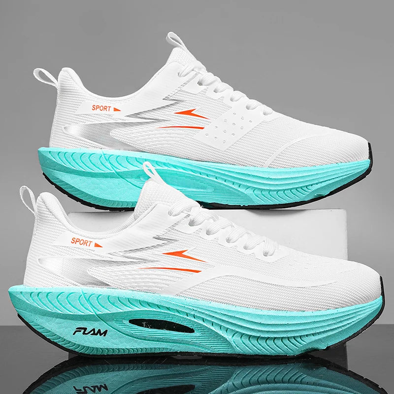 Carbon Board Air Cushion Running Sneakers for Men and Women
