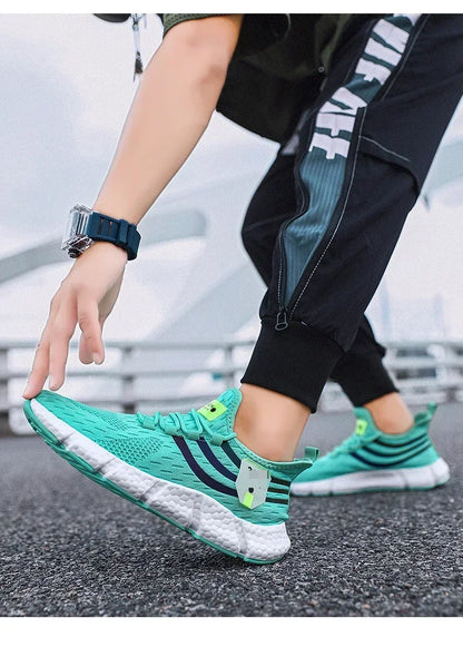 Breathable Lace Up Casual Sneakers for Men and Women