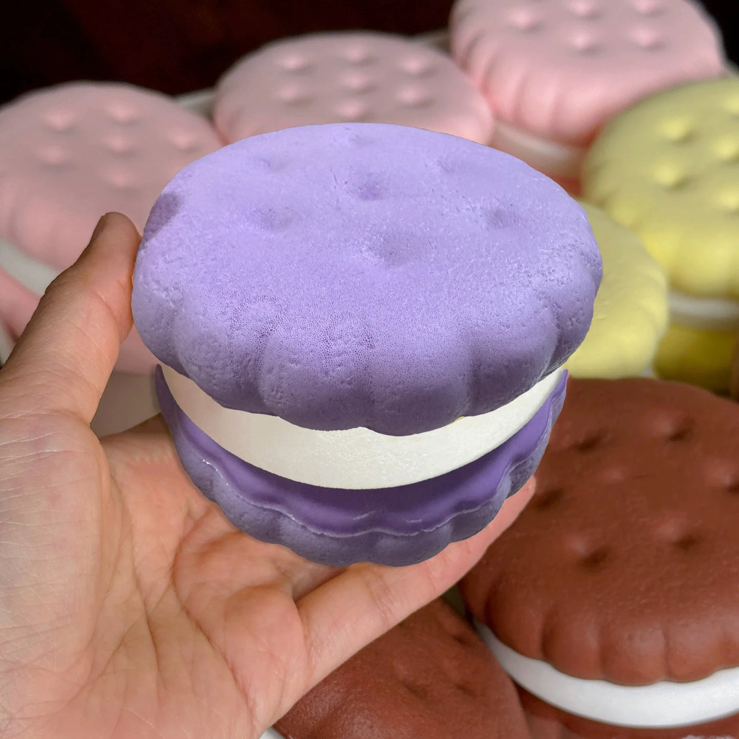 Squishy Cake Squeeze Toy – Slow Rising Stress Relief Fidget for Kids & Adults